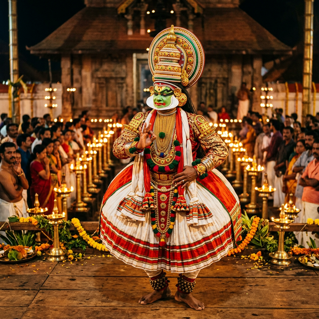 Kathakali dance performance